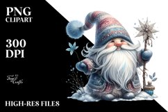 Detailed Winter Gnome PNG Product Image 3
