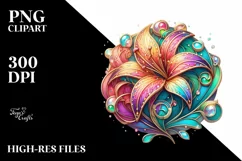 Detailed Vibrant Lily PNG Product Image 1