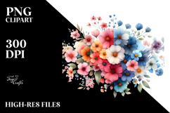 Spring Flower Clouds, Transparent PNG Product Image 2