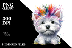 Expressive West Highland White Terrier, PNG Product Image 2