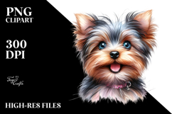 Happy Yorkshire Terrier PNG Product Image 2