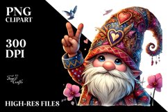 Detailed Valentines Gnome PNG Product Image 2