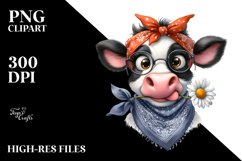 Confused Daisy with Bandana Clipart Product Image 3