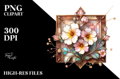 Stained Primrose Abstract PNG Product Image 2