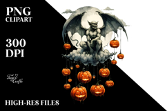 Gargoyle on Cloud, PNG Product Image 2