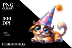 Whimsical Party Hat with Large Udder PNG Product Image 2