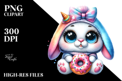Goofy Baby Bunny with Donut Product Image 2