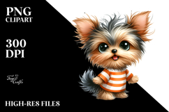 Cute Cartoon Yorkipoo PNG Product Image 2