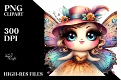 Vintage Watercolor Butterfly Clipart Product Image 3