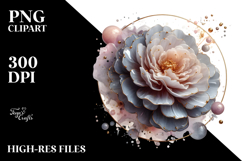 Abstract Glossy Carnation, Transparent PNG Product Image 2