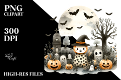 Graveyard with Animal Print, PNG Product Image 2
