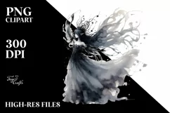 Gothic Fairy Dancing, High-Res PNG Product Image 3