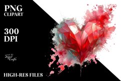Broken Heart Love Clipart |T-shirt, Mug, Tumbler Product Image 7