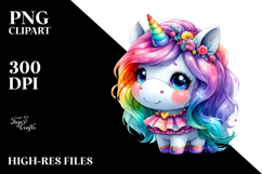 Vibrant Unicorn Drawing, Transparent PNG Product Image 2