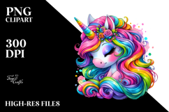 Cute Unicorn, Transparent PNG Product Image 2