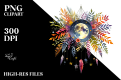 Vibrant Boho Moon and Stars Product Image 2