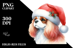 Cute Cavalier King Charles Spaniel PNG Product Image 2
