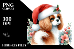 Cute Cavalier King Charles Spaniel PNG Product Image 2