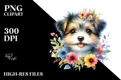 Cute Dog, Watercolor PNG Product Image 3