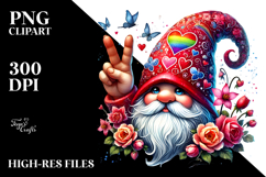 Detailed Valentines Gnome PNG Product Image 2