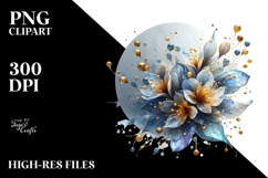Abstract Glossy Lobelia, Transparent PNG Product Image 2