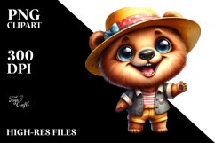 Expressive Bear Clipart Product Image 2