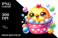 Colorful Baby Chicken, Transparent PNG Product Image 2