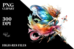 Jumping Whimsical Fairy, Transparent PNG Product Image 2