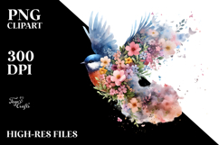 Spring Bird Clouds, Transparent PNG Product Image 2