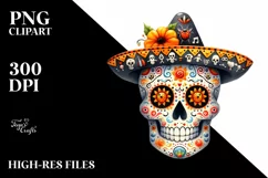Funny Halloween Skull Scary Dead | Clipart Product Image 1
