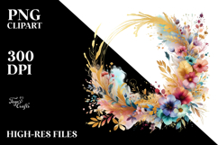 Colorful Wild Flower Abstract Frame Product Image 2