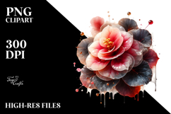 Abstract Begonia PNG Product Image 2