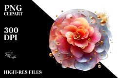 Abstract Begonia PNG Product Image 2
