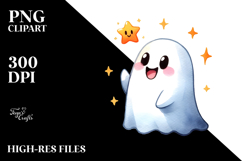 Funny Cute Ghost PNG Product Image 2