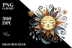 Whimsical Sun PNG Product Image 2