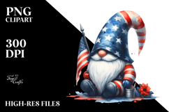 Patriotic Gnome PNG Product Image 2