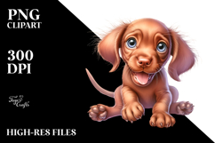 Happy Vizsla, Transparent PNG Product Image 2