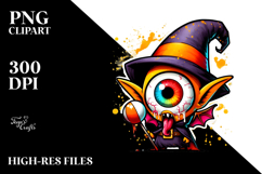 Goofy Banshee with Candy Corn PNG Product Image 2