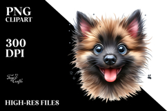 Cute Malinois with Big Eyes PNG Product Image 2
