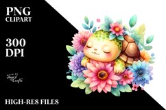 Colorfull Baby Turtle | Sublimation Product Image 3