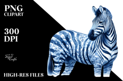 Watercolor Zebra PNG Product Image 2