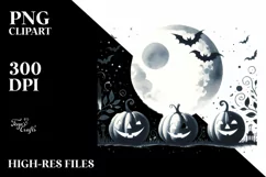 a Watercolor Style Simplistic Halloween PNG Product Image 3