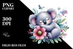 Cute Baby Koala PNG Product Image 2