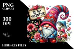 Detailed Valentines Gnome PNG Product Image 2