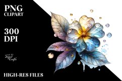 Primrose Watercolor Splash | Sublimation Clipart Product Image 1