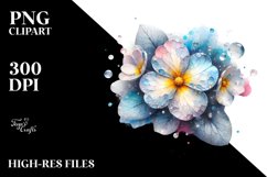 Primrose Watercolor Splash | Sublimation Clipart Product Image 3