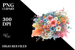 Spring Flower Clouds, Transparent PNG Product Image 2