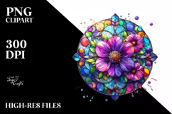 Vibrant Stained Wood Violet | Sublimation Clipart Product Image 3