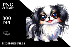 Cartoon Japanese Chin, PNG Product Image 2