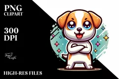 Funny Crazy Cartoon Baby Labrador | Sublimation | Clipart Product Image 3